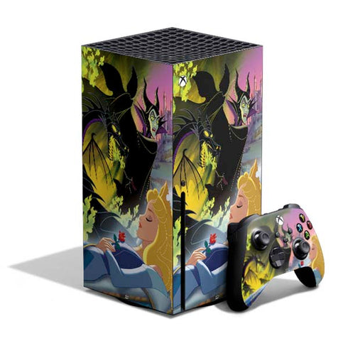 Disney Villains Sleeping Beauty and Maleficent Art Xbox Series X Bundle Skin