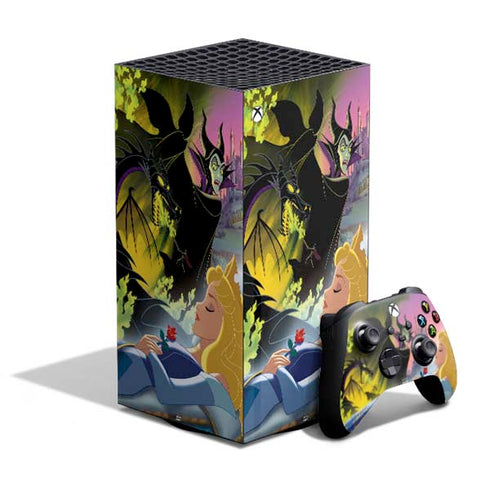 Disney Villains Sleeping Beauty and Maleficent Art XBox Series X Digital Edition Bundle Skin