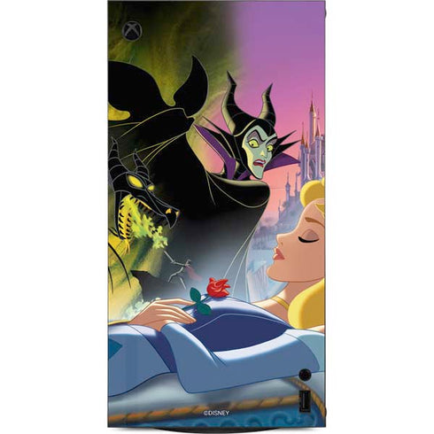 Disney Villains Sleeping Beauty and Maleficent Art XBox Series X Digital Edition Console Skin