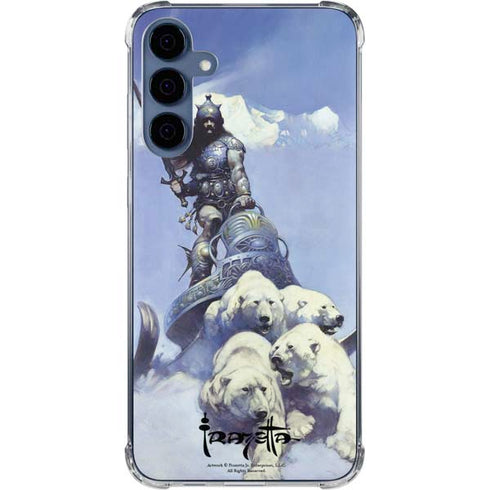 Sliver Warrior by Frazetta Galaxy A55 5G Clear Case