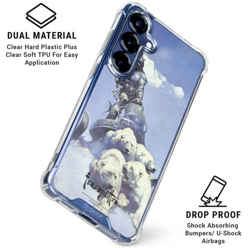 Sliver Warrior by Frazetta Galaxy S25 Plus Clear Case
