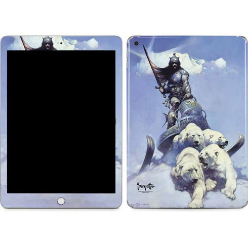 Sliver Warrior by Frazetta Apple iPad Skin