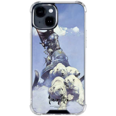 Sliver Warrior by Frazetta iPhone 15 Clear Case