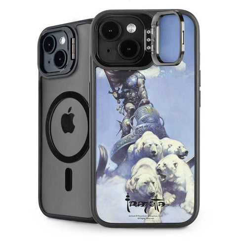 Sliver Warrior by Frazetta iPhone 15 Kickstand Case