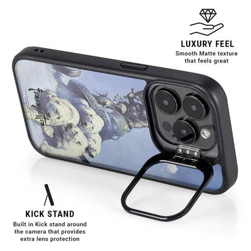 Sliver Warrior by Frazetta iPhone 15 Pro Kickstand Case