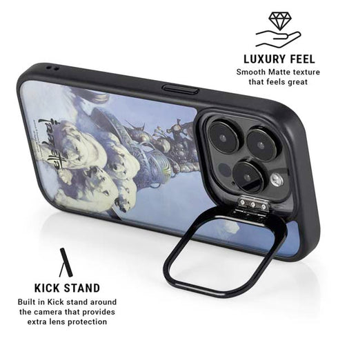 Sliver Warrior by Frazetta iPhone 15 Pro Max Kickstand Case