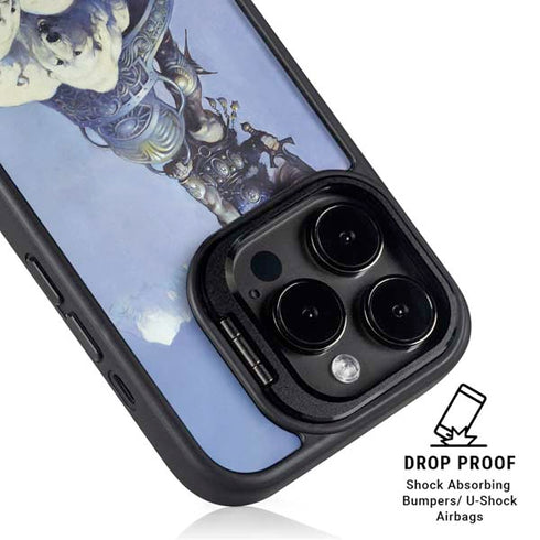 Sliver Warrior by Frazetta iPhone 15 Pro Max Kickstand Case