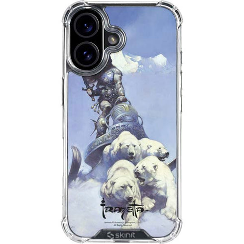 Sliver Warrior by Frazetta iPhone 16 Clear Case