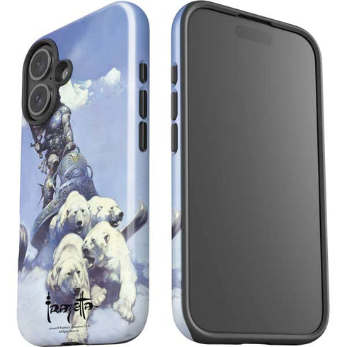 Sliver Warrior by Frazetta iPhone 16 Impact Case