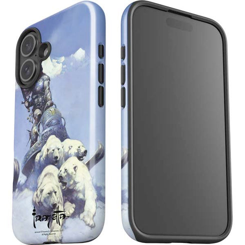 Sliver Warrior by Frazetta iPhone 16 Plus Impact Case