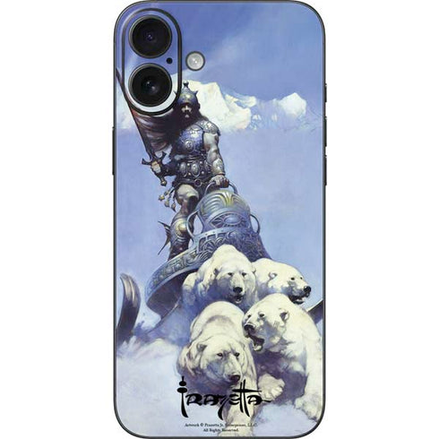 Sliver Warrior by Frazetta iPhone 16 Plus Skin