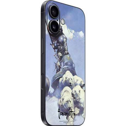 Sliver Warrior by Frazetta iPhone 16 Plus Skin