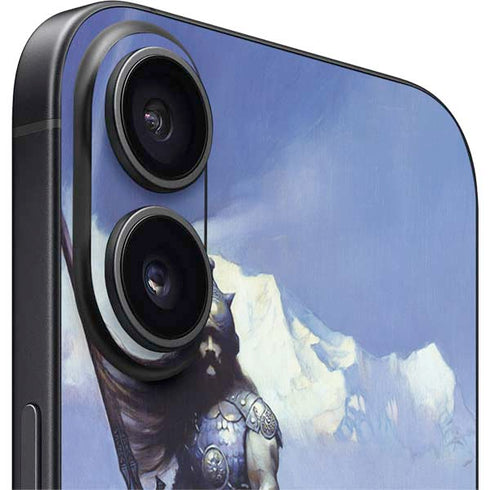 Sliver Warrior by Frazetta iPhone 16 Plus Skin