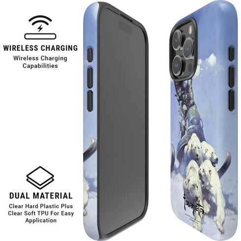 Sliver Warrior by Frazetta iPhone 16 Pro Magsafe Impact Case
