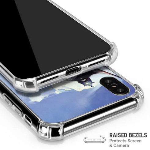 Sliver Warrior by Frazetta iPhone X/XS Clear Case