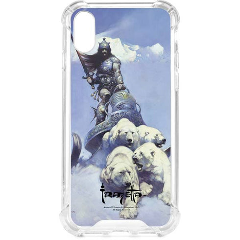 Sliver Warrior by Frazetta iPhone XS Clear Case