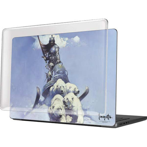 Sliver Warrior by Frazetta MacBook Pro 14in (2021-24) Case plus Skin