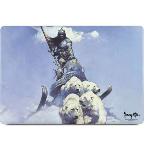 Sliver Warrior by Frazetta MacBook Skins
