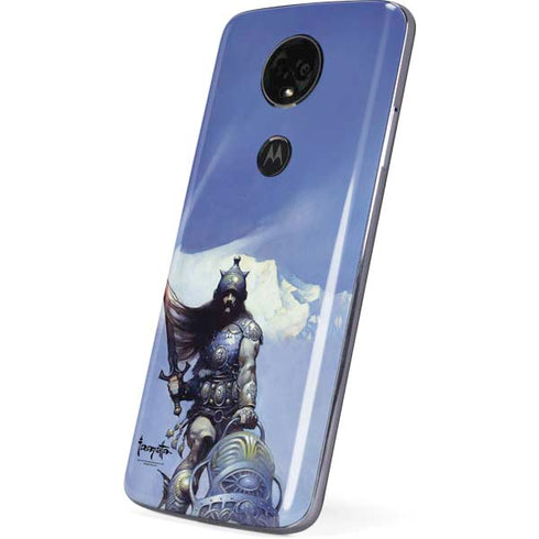 Sliver Warrior by Frazetta Moto E5 Plus Skin