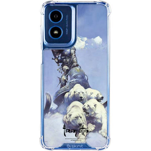 Sliver Warrior by Frazetta Moto G Play 4G (2024) Clear Case