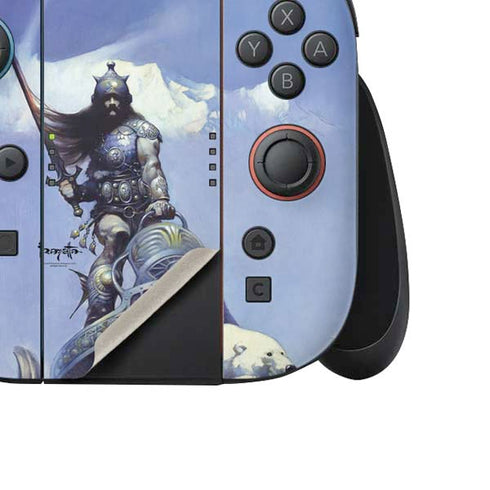 Sliver Warrior by Frazetta Nintendo Switch 2 (2025) Joy-Con Controller Skin