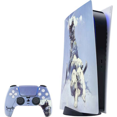 Sliver Warrior by Frazetta PlayStation PS5 Skins