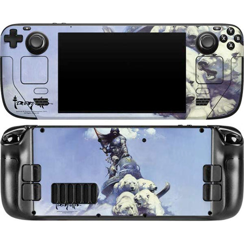 Sliver Warrior by Frazetta Steam Deck Handheld Gaming Computer OLED Skin