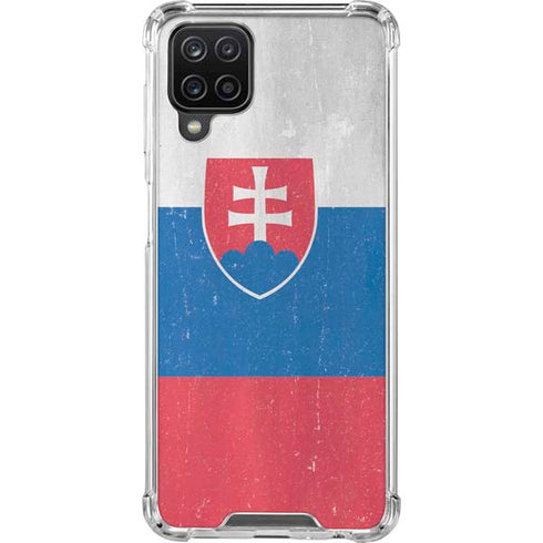 Slovakia Flag Distressed Galaxy Cases