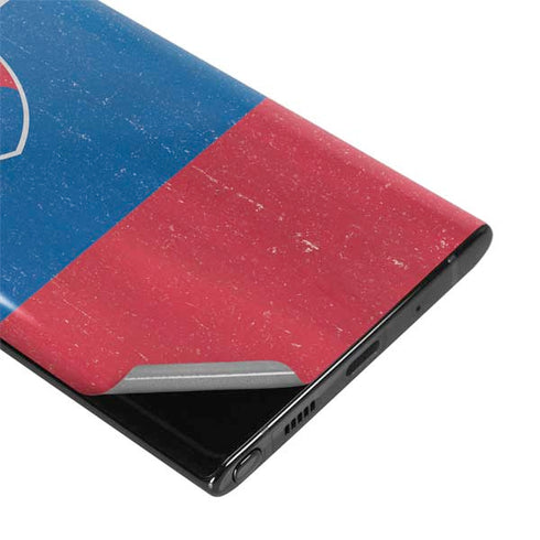 Slovakia Flag Distressed Galaxy Note 10 Plus Skin