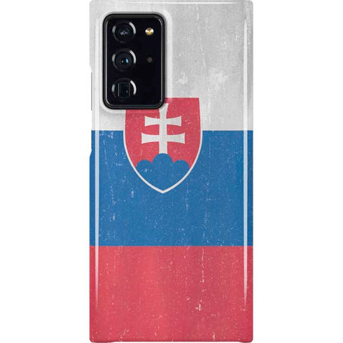 Slovakia Flag Distressed Galaxy Cases