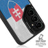 Slovakia Flag Distressed Galaxy S24 FE Kickstand Case