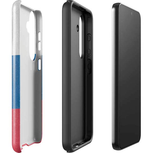 Slovakia Flag Distressed Galaxy S25 Impact Case