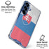 Slovakia Flag Distressed Galaxy S25 Plus Clear Case