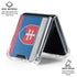 Slovakia Flag Distressed Galaxy Z Flip6 Clear Case