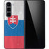 Slovakia Flag Distressed Galaxy Z Fold5 5G Skin