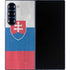 Slovakia Flag Distressed Galaxy Z Fold6 Skin