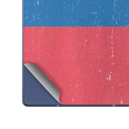 Slovakia Flag Distressed Galaxy Z Fold6 Skin