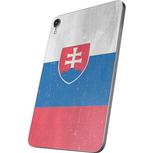 Slovakia Flag Distressed Apple iPad Mini Skin