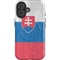 Slovakia Flag Distressed iPhone 16 Plus Magsafe Impact Case