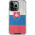 Slovakia Flag Distressed iPhone 16 Pro Clear Case