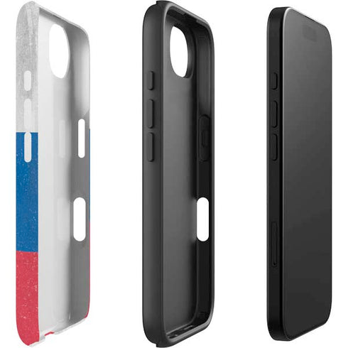 Slovakia Flag Distressed iPhone 16e Impact Case