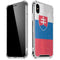 Slovakia Flag Distressed iPhone X/XS Clear Case