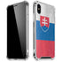 Slovakia Flag Distressed iPhone X/XS Clear Case