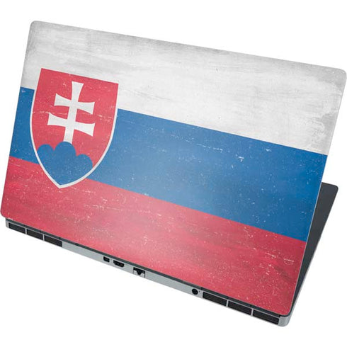 Slovakia Flag Distressed Dell Precision Skin