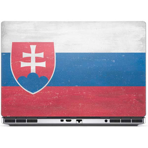 Slovakia Flag Distressed Dell Precision Skin