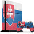 Slovakia Flag Distressed PlayStation PS4 Skins