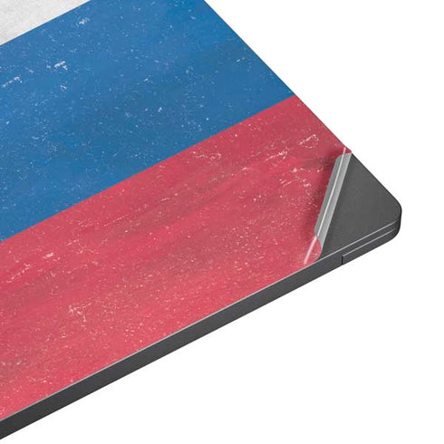 Slovakia Flag Distressed Surface Laptop 7 13.8in Skin