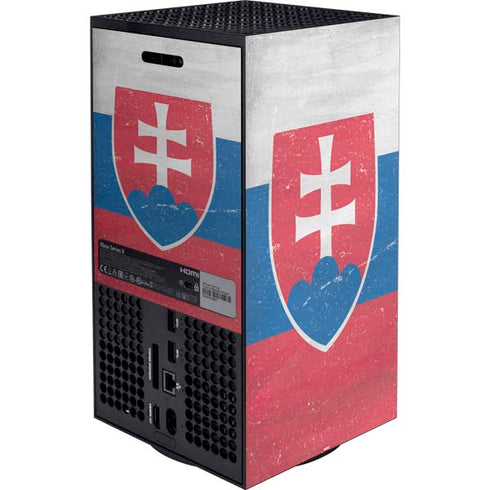Slovakia Flag Distressed Xbox Series X Bundle Skin