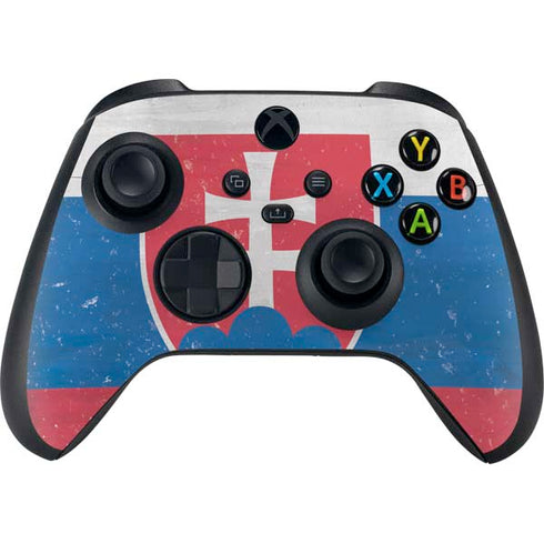 Slovakia Flag Distressed Xbox Series X Skins