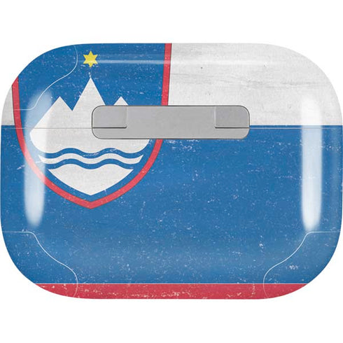Slovenia Flag Distressed AirPods Skins